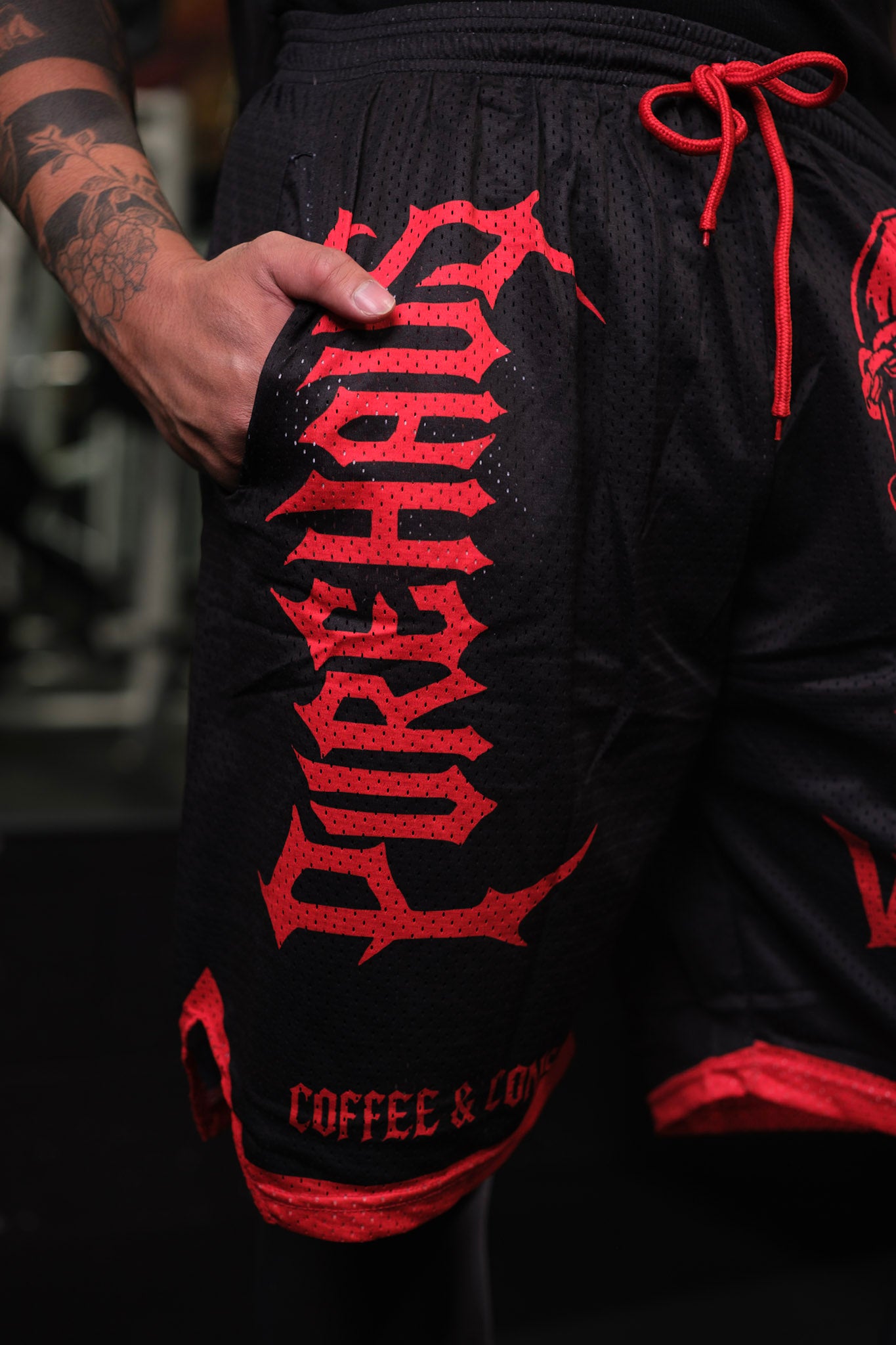 Purehaus Iron Varsity Mesh Shorts