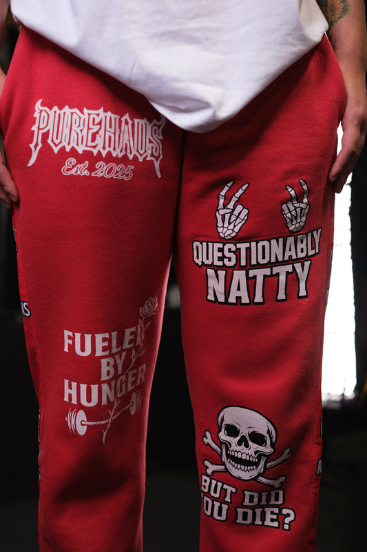“Questionably Natty” Statement Sweats.