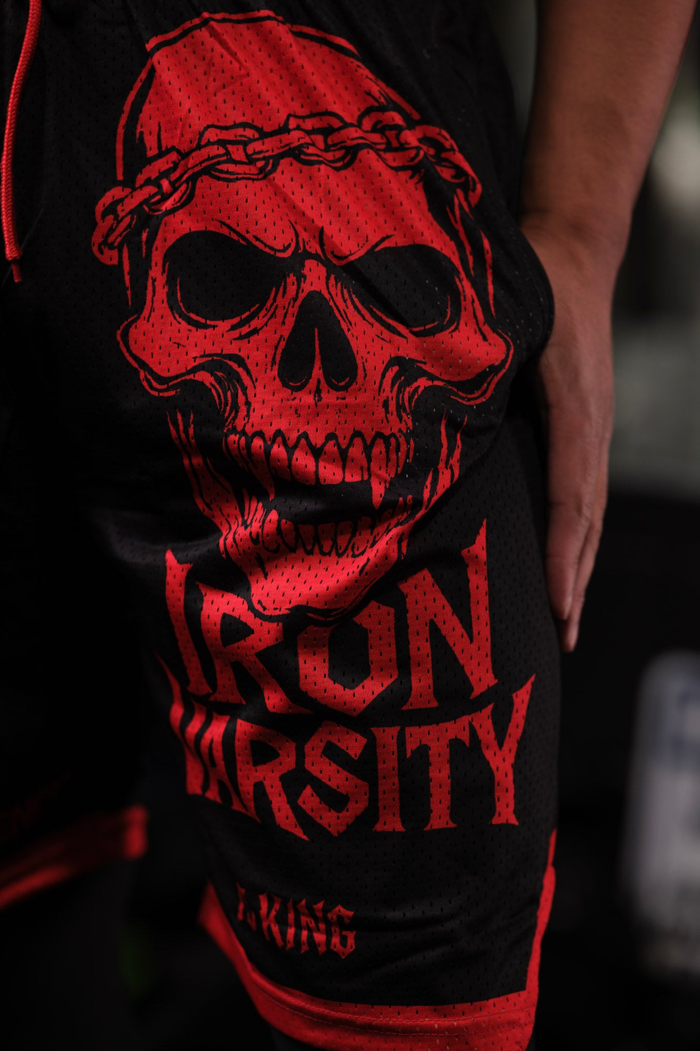 Purehaus Iron Varsity Mesh Shorts